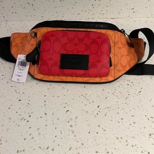 Coach Orange Belt Bag NWT